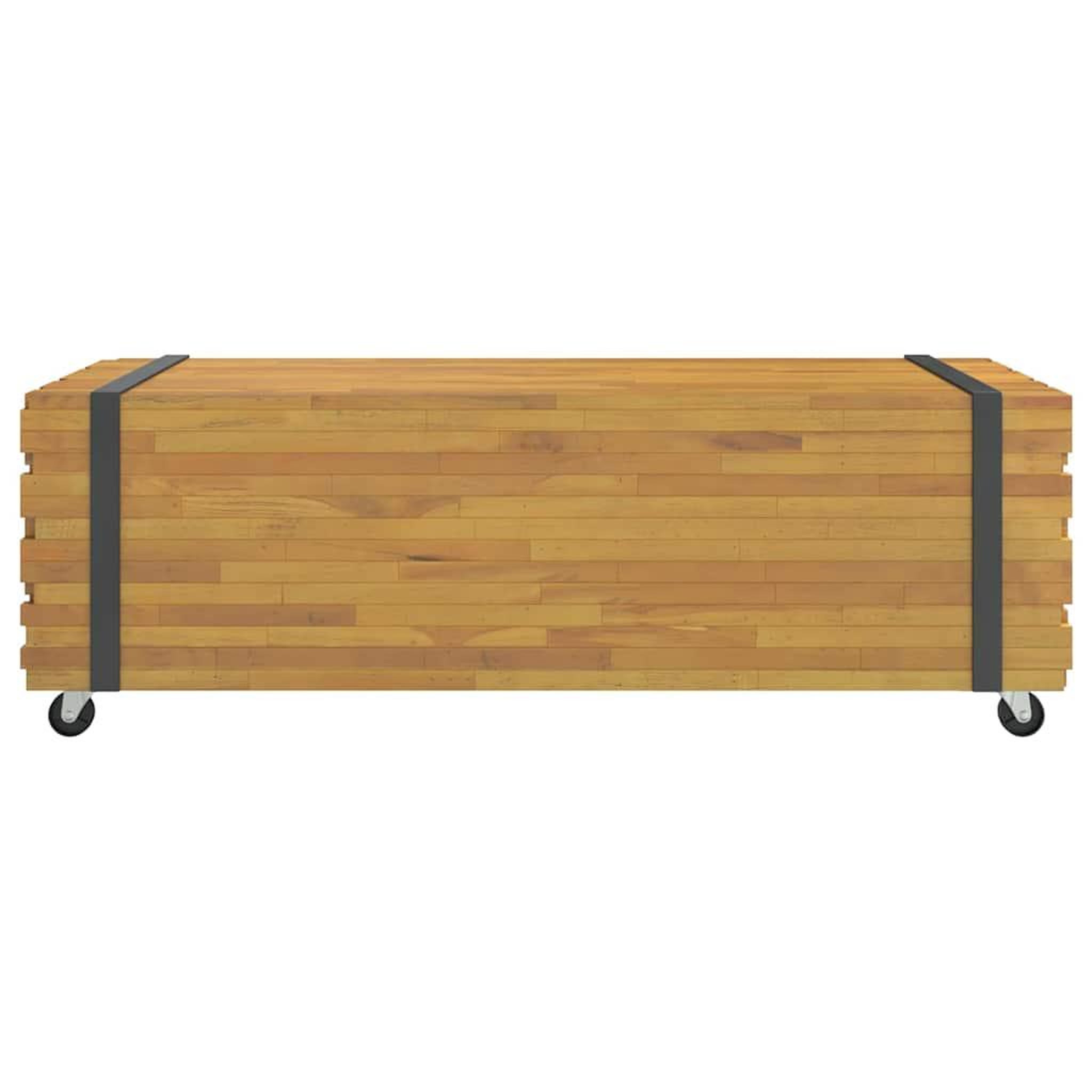 Voir la diapositive 4 : VIDAXL Table basse 110x45x35 cm bois massif de teck