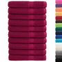 Voir la diapositive 2 : VIDAXL Serviettes de qualité supérieure SOLUND 10pcs bordeaux 600 g m²