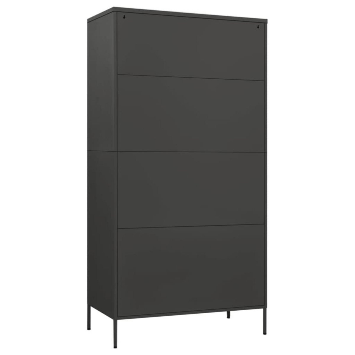 VIDAXL Garde-robe Anthracite 90x50x180 cm Acier