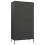 Voir la diapositive 5 : VIDAXL Garde-robe Anthracite 90x50x180 cm Acier