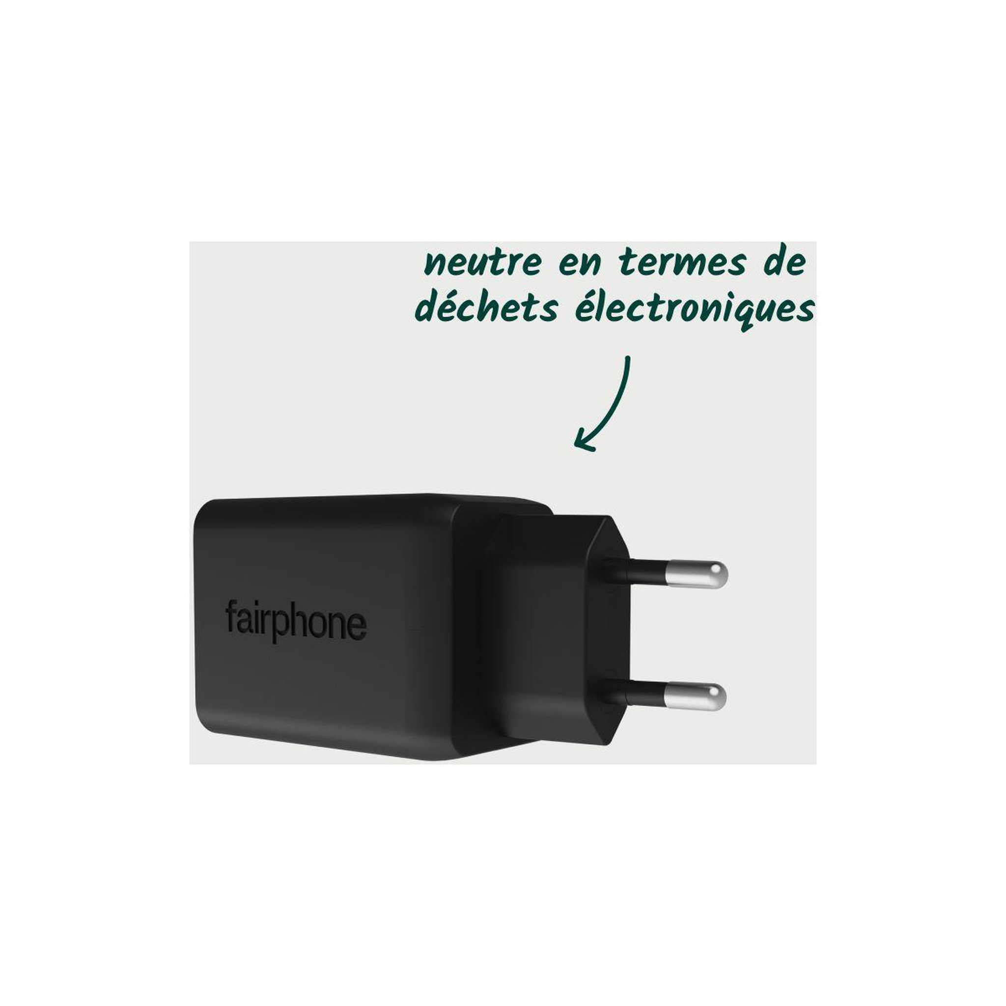 Voir la diapositive 2 : FAIRPHONE Chargeur secteur 65w rapide triple port