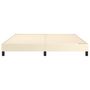 Voir la diapositive 5 : VIDAXL Cadre de lit Creme 160x200 cm Similicuir