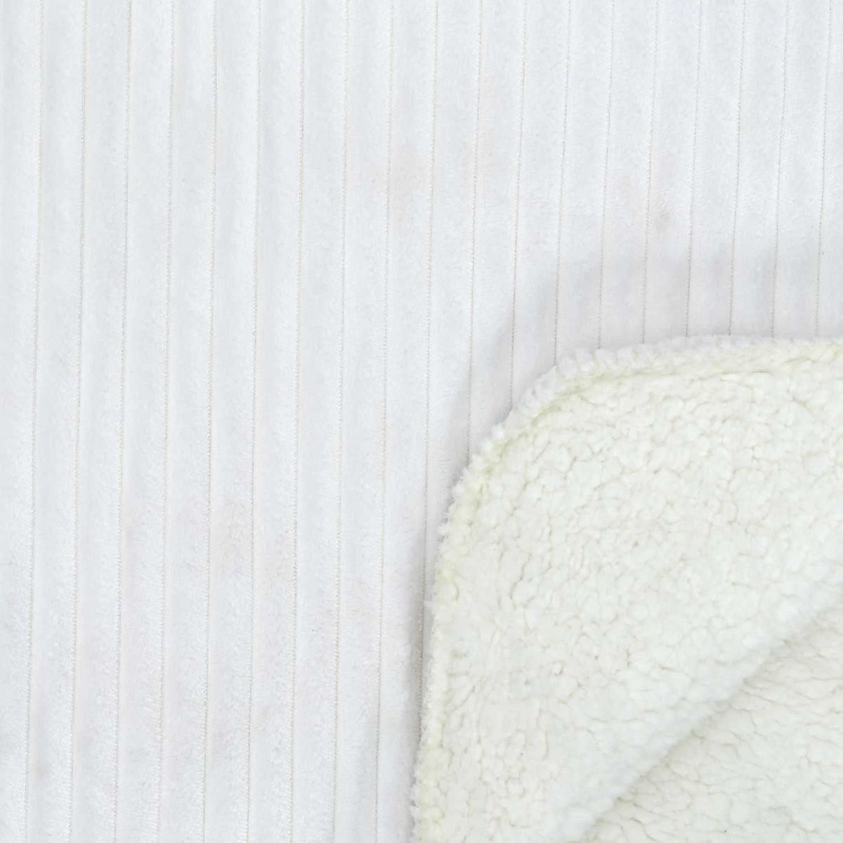 TOILINUX Plaid flanelle côtelé