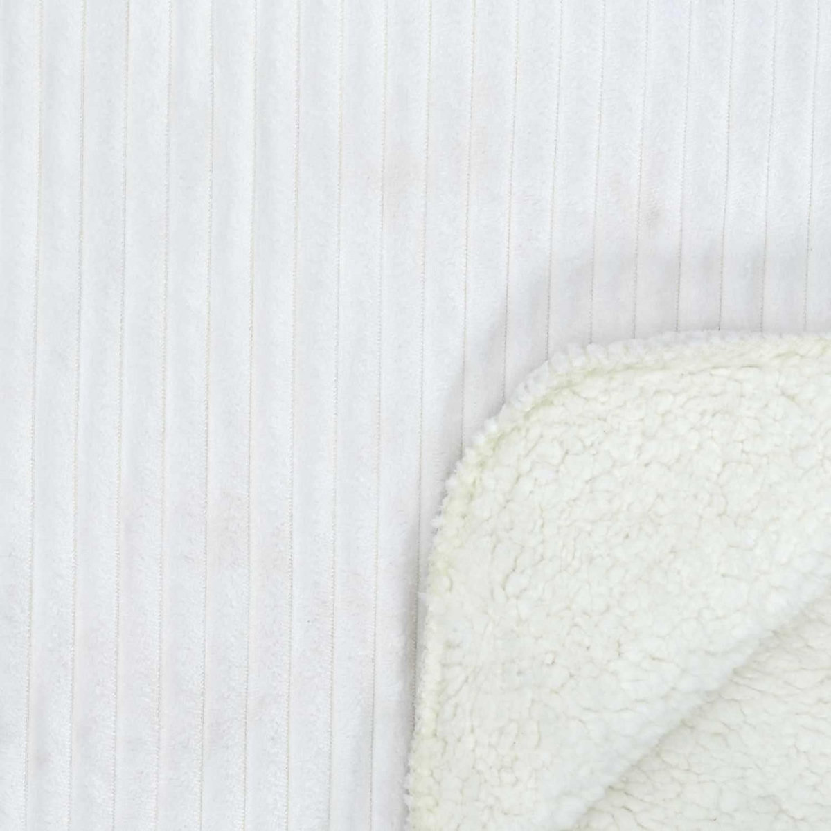 TOILINUX Plaid flanelle côtelé