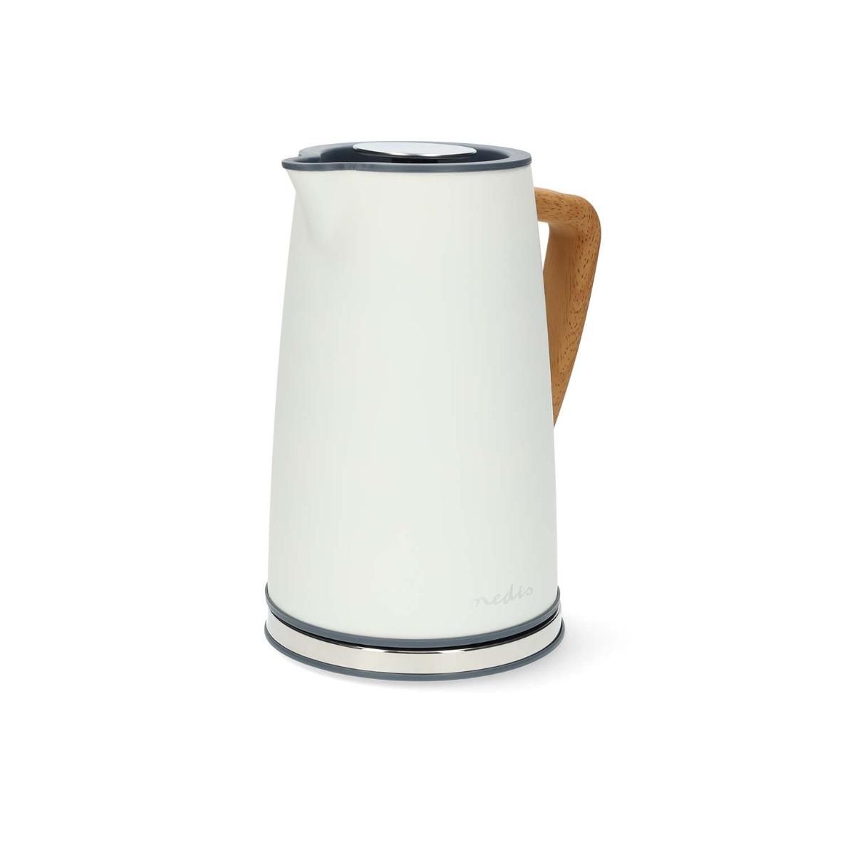 NEDIS Bouilloire sans fil 1.7l 2200w blanc - KAWK510EWT