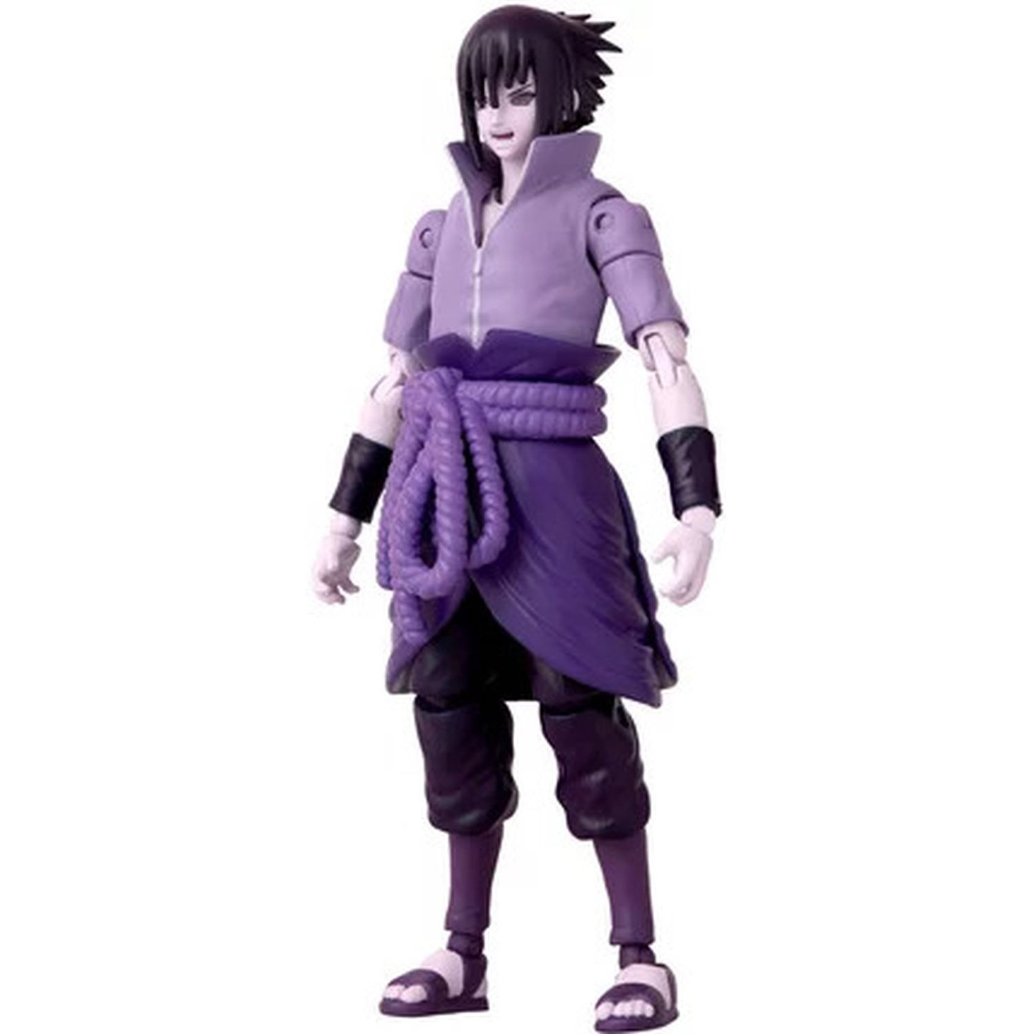 BANDAI Figurine Uchiwa Sasuke Rinnegan/Mangekyo Sharingan 17 cm Naruto Shippuden Anime Heroes