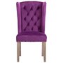 VIDAXL 3055865 Dining Chairs 2 pcs Purple Velvet (2x287956)