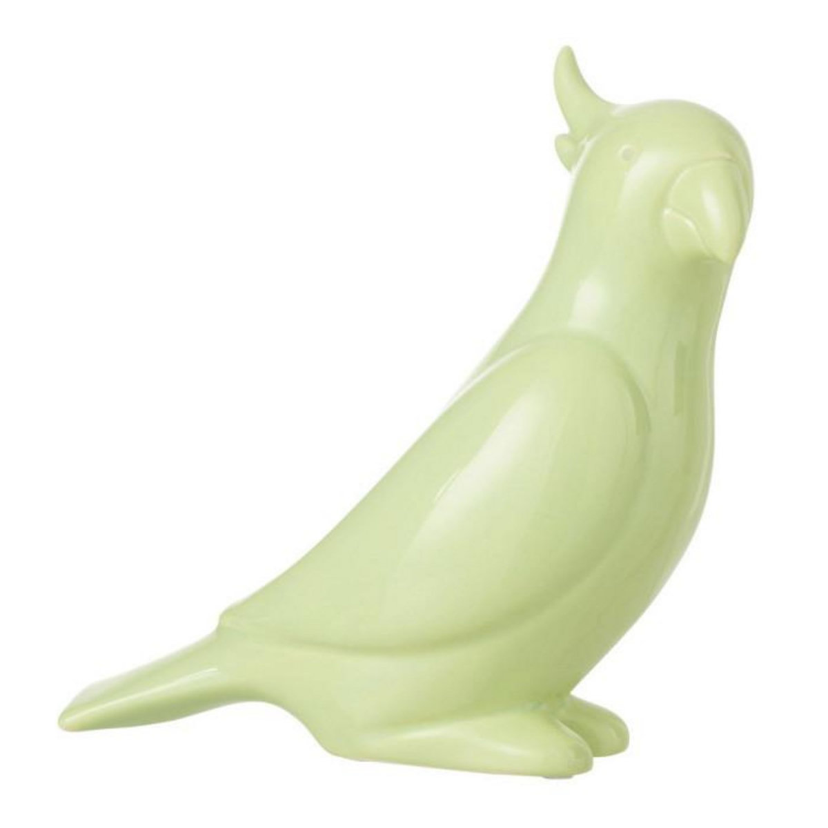 Paris Prix Statuette Déco  Perroquet  24cm Vert