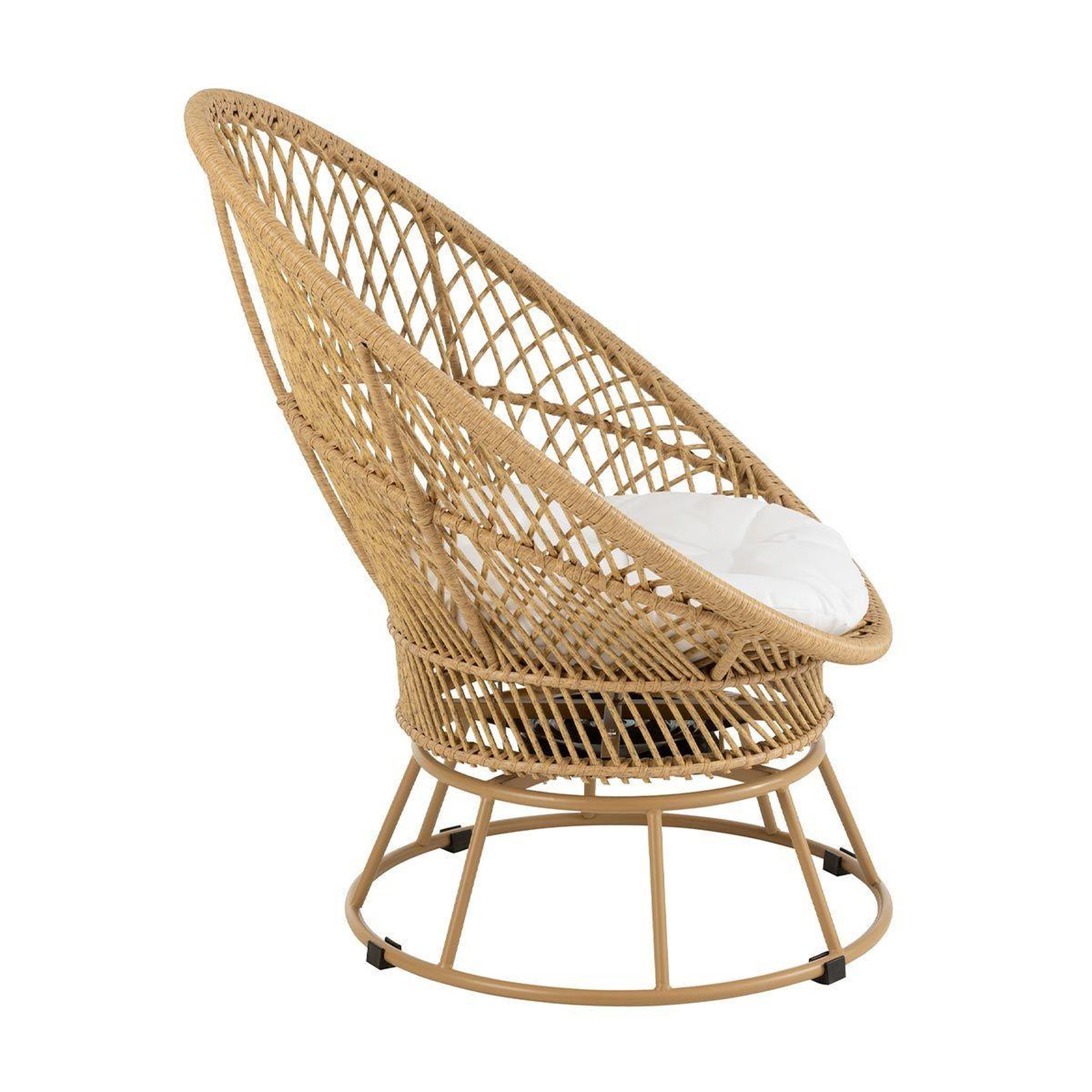 Voir la diapositive 3 : J-LINE Fauteuil design  zayo  100cm beige