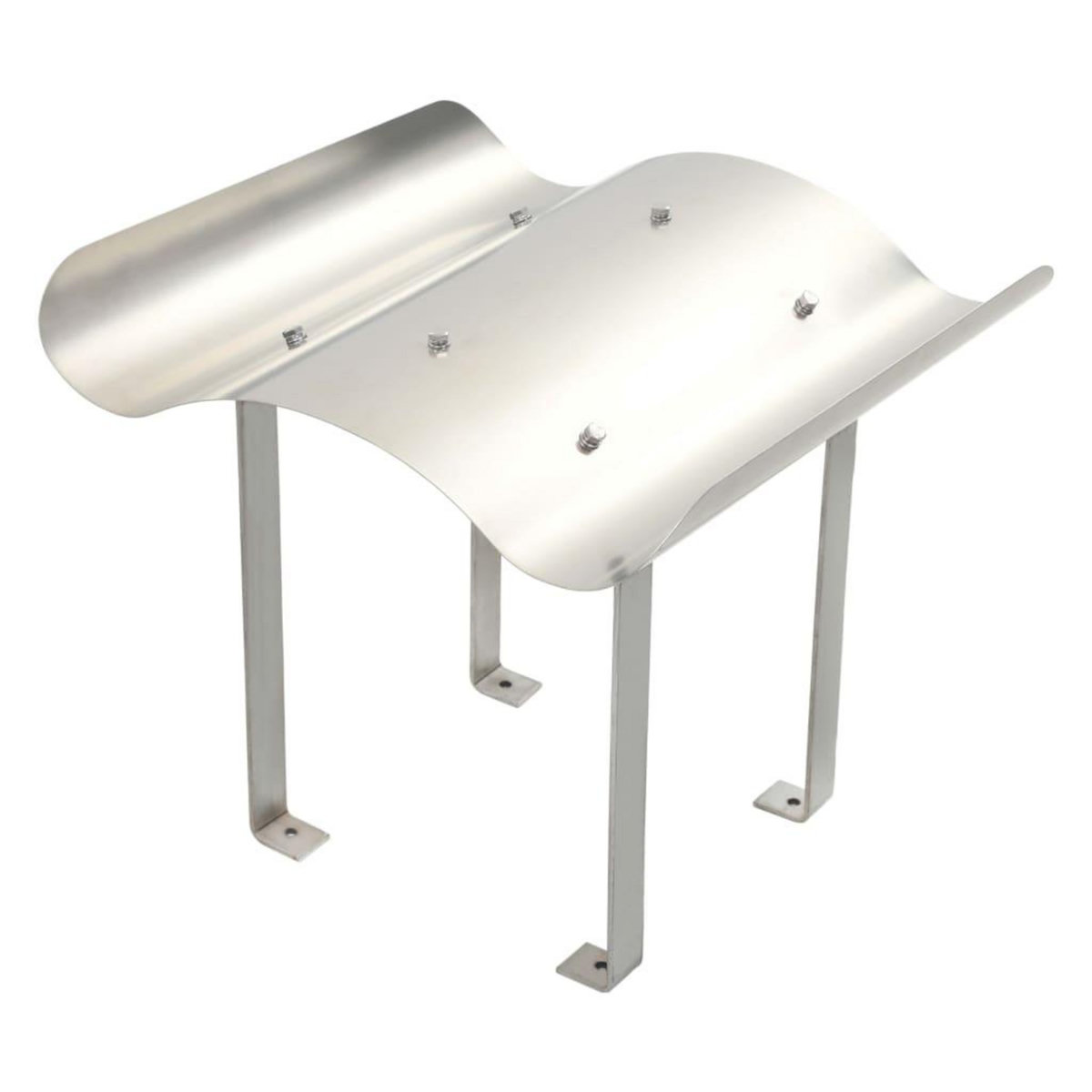 VIDAXL Capot de cheminee Acier inoxydable Argente