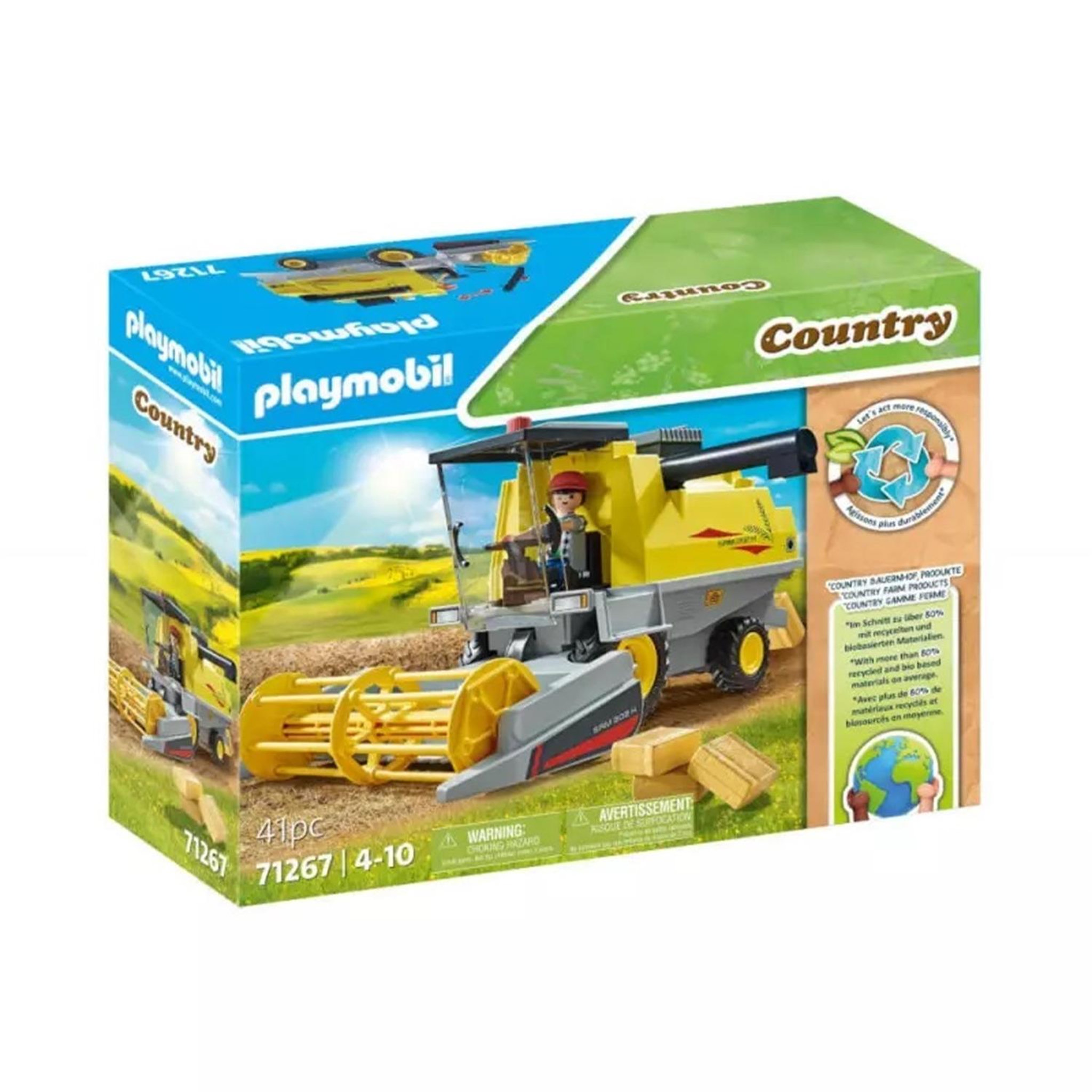 PLAYMOBIL Country Moissonneuse-batteuse