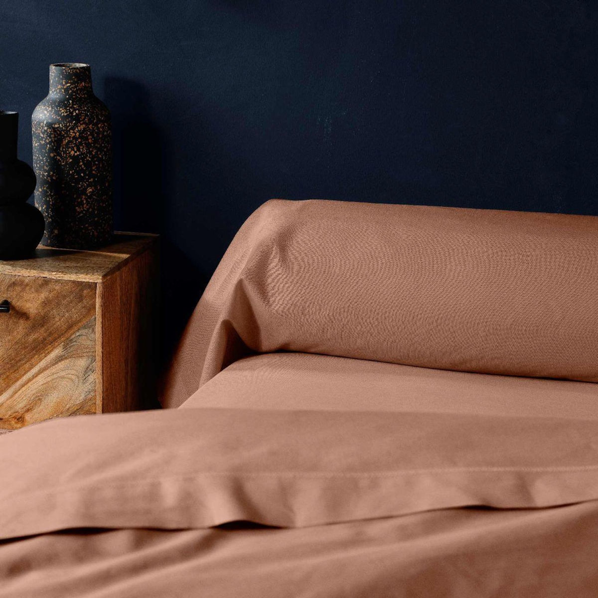 Paris Prix Taie de Traversin  Lina  85x185cm Rose Blush