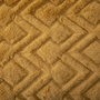 Voir la diapositive 3 : ATMOSPHERA Plaid Imitation Fourrure  Mara  120x160cm Ocre
