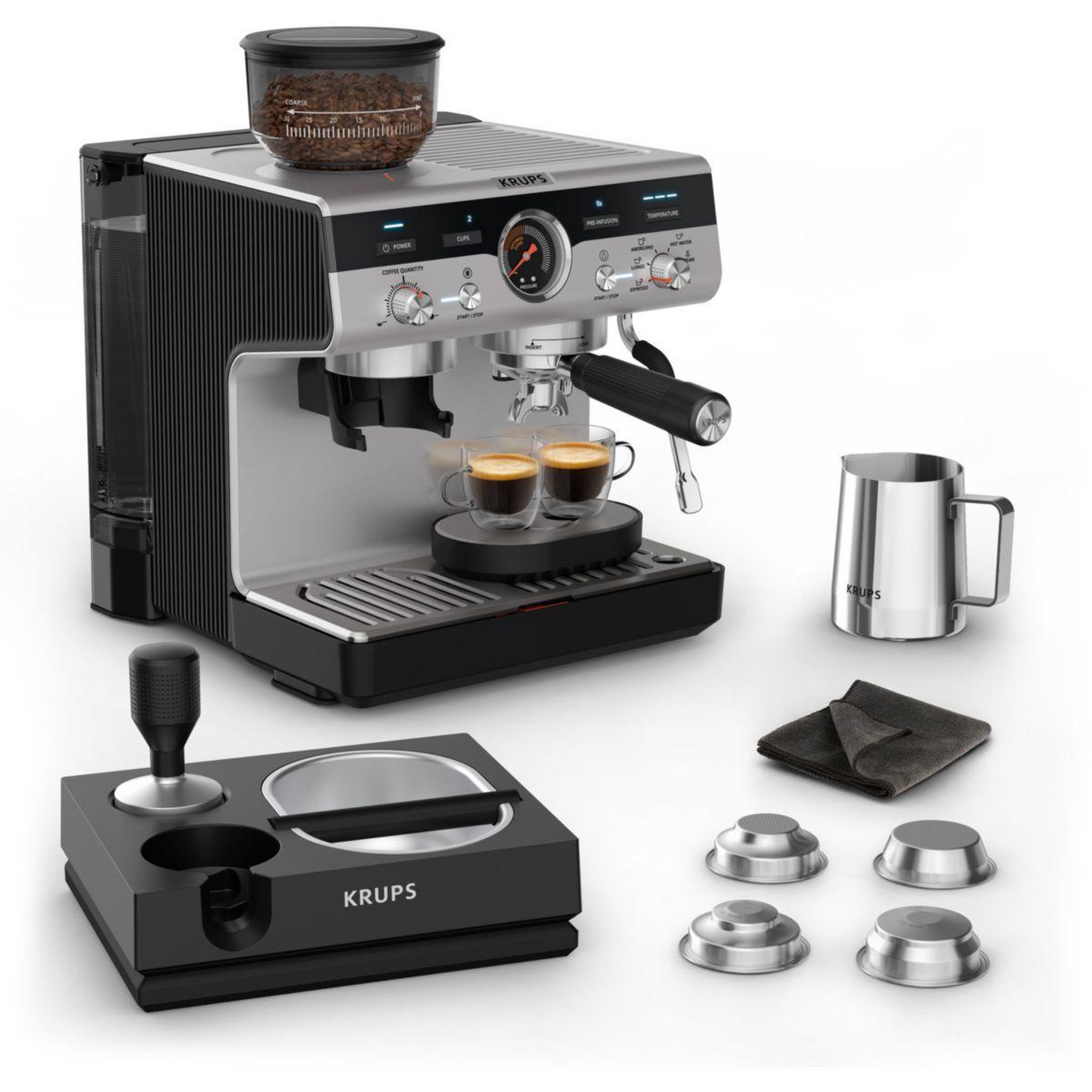 KRUPS Machine à expresso xp804t10 precision