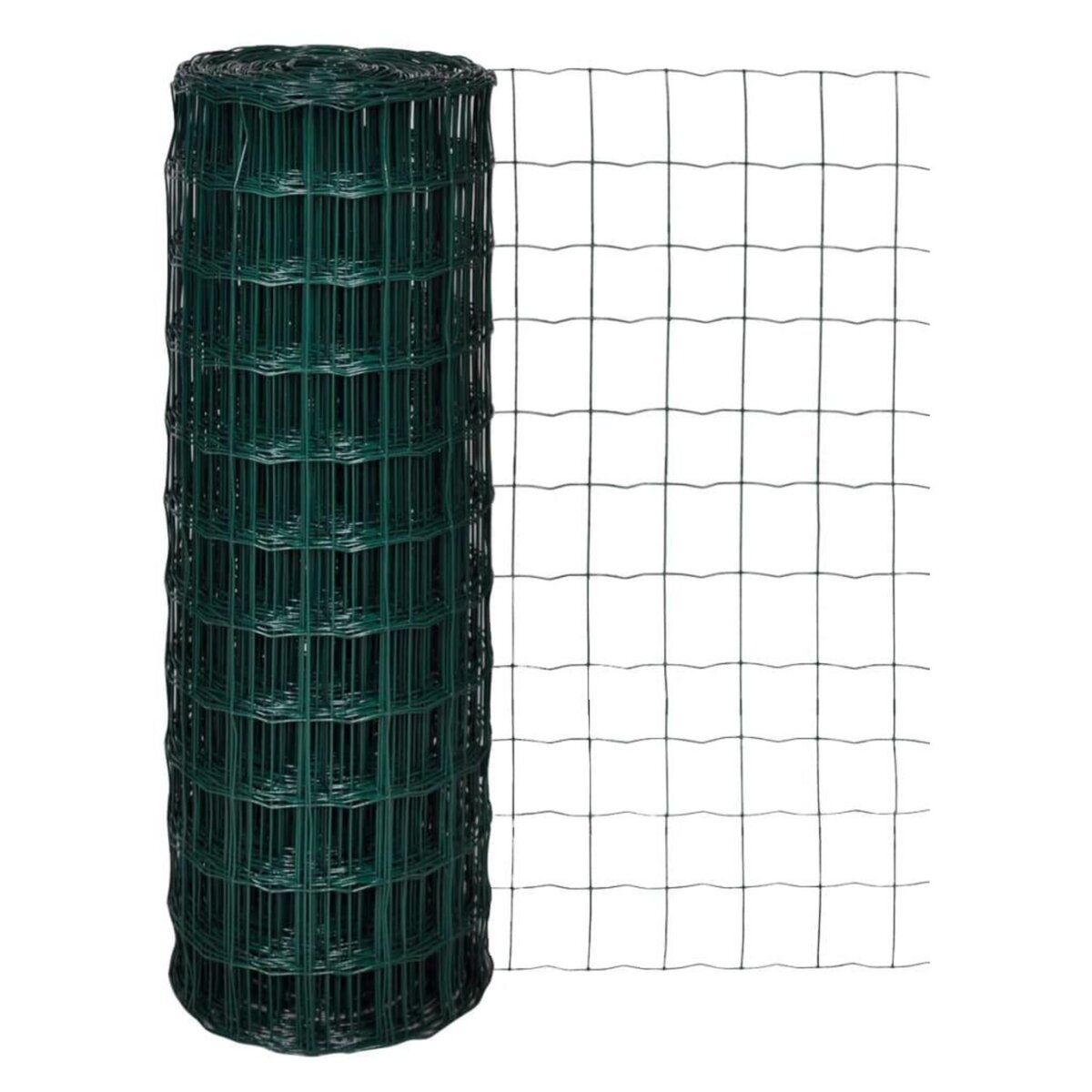 VIDAXL Cloture Euro Acier 10 x 1,7 m Vert