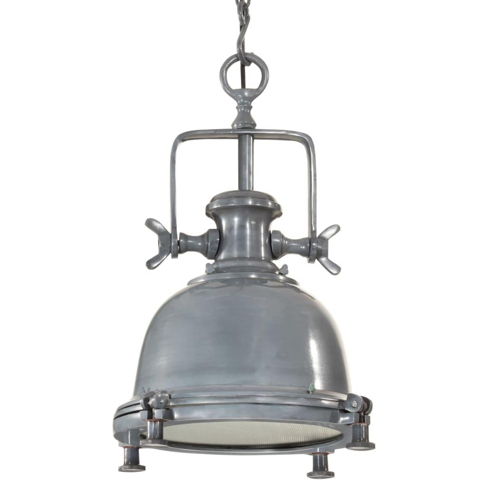 Voir la diapositive 4 : VIDAXL Lampe suspendue 34x34x146 cm aluminium