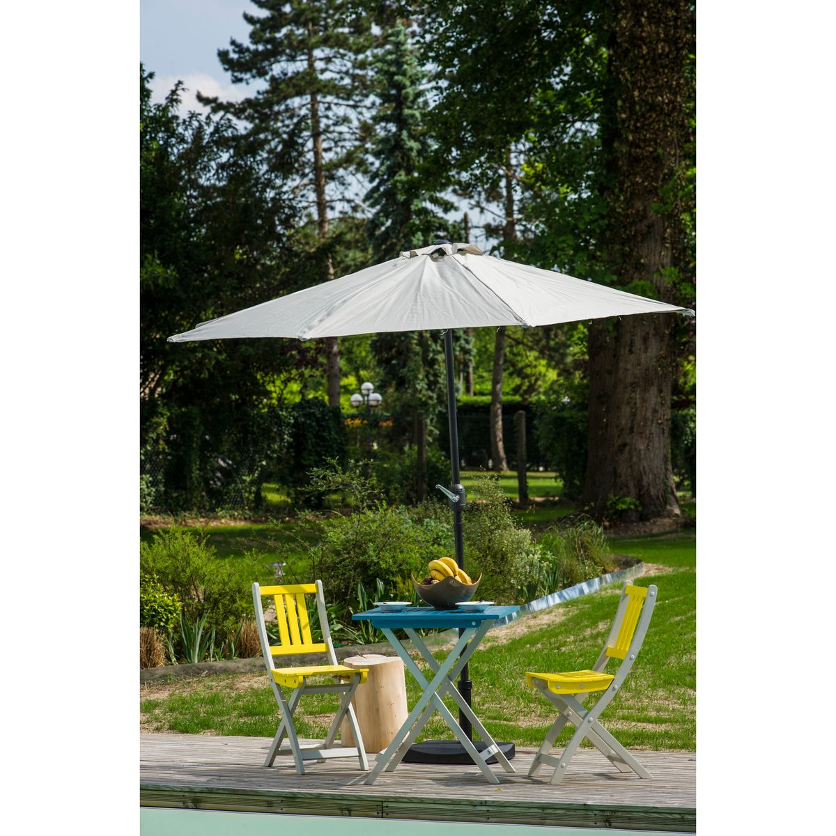 CITYGREEN Lot de 2 chaises de jardin pliantes ECOLO