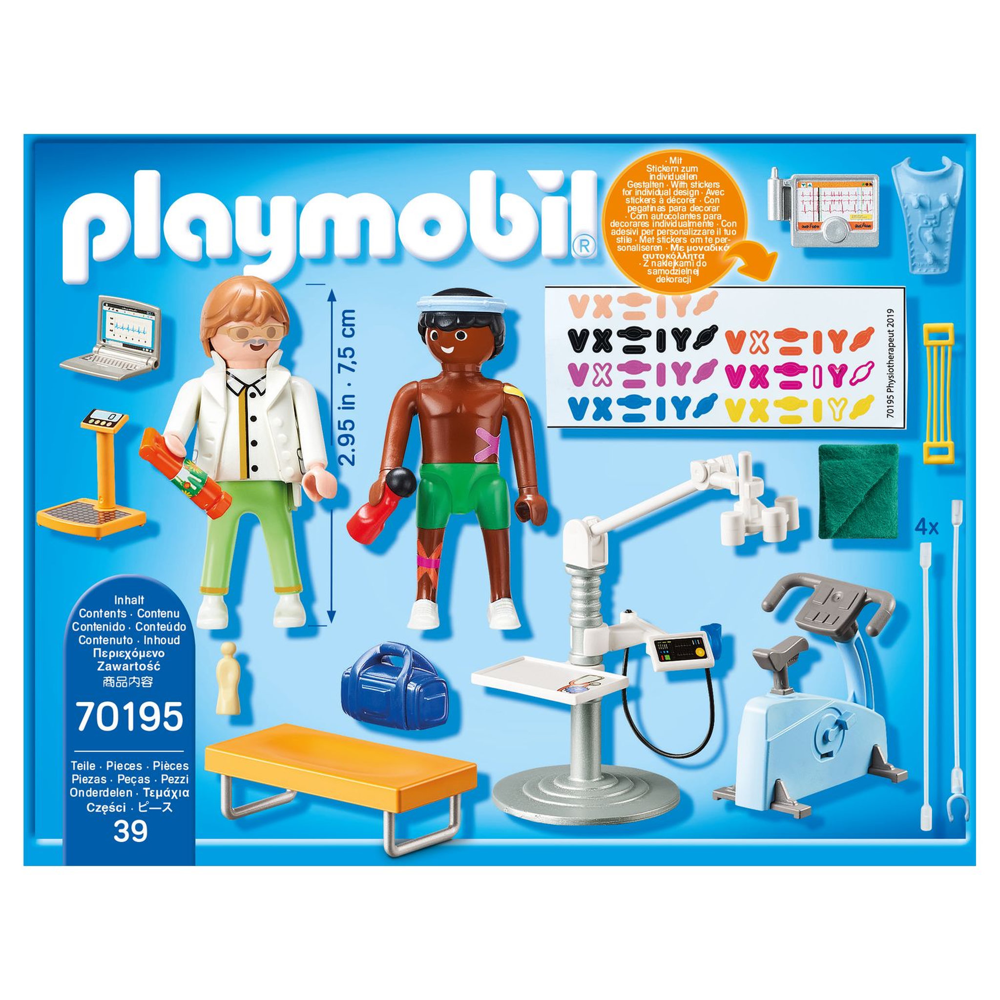 Voir la diapositive 2 : PLAYMOBIL 70195 - City Life - Cabinet de kinésithérapeute