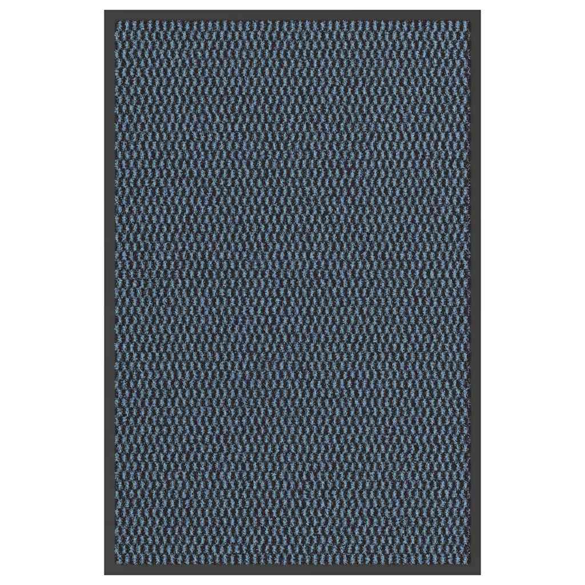 VIDAXL Paillasson bleu 60x90 cm