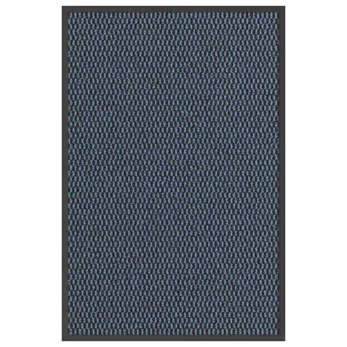 VIDAXL Paillasson bleu 60x90 cm