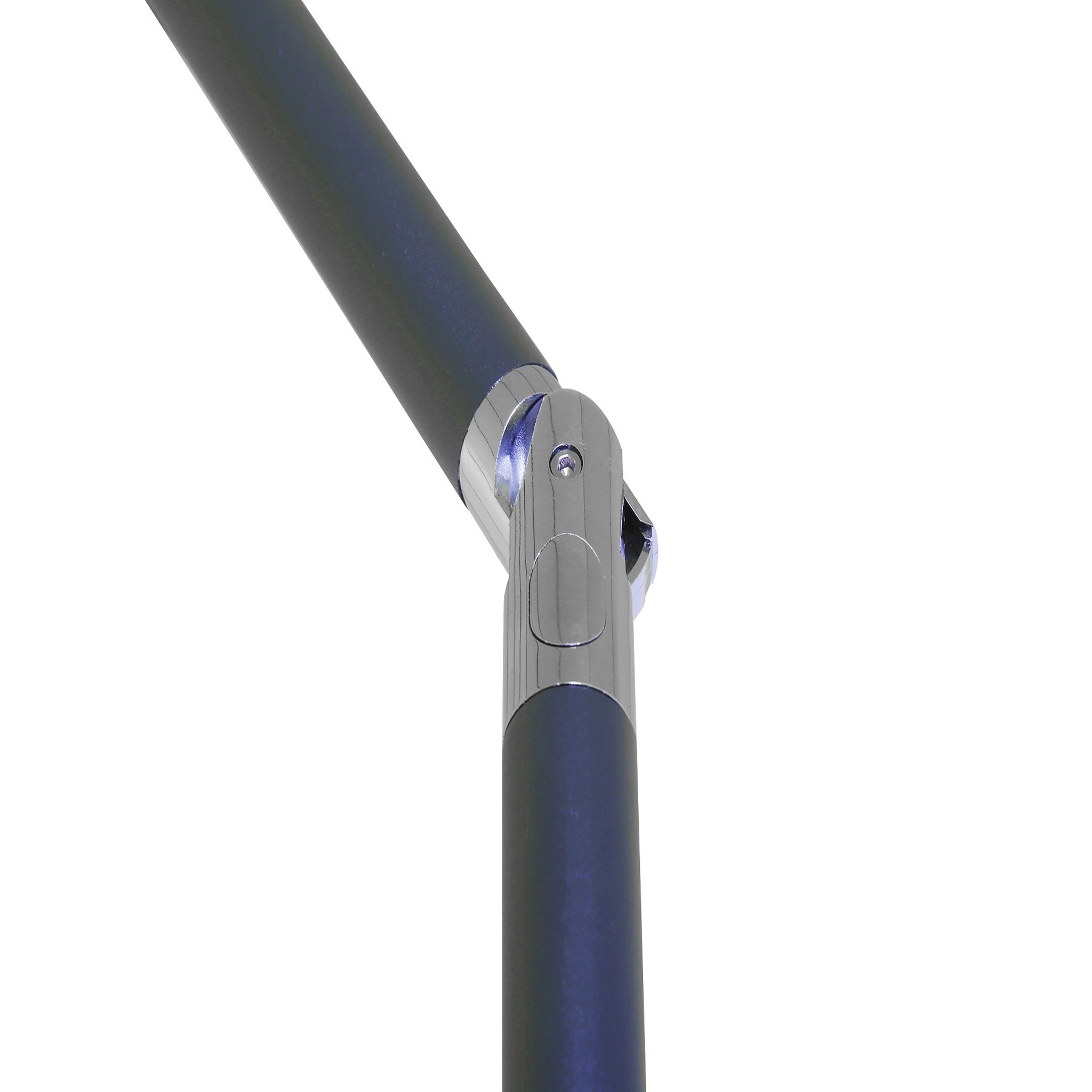 Voir la diapositive 5 : FAVEX Parasol droit diam 2m bleu foncé ELENA 