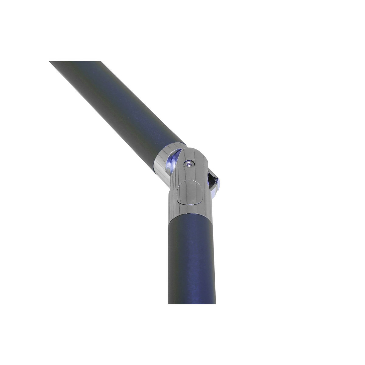 FAVEX Parasol droit diam 2m bleu foncé ELENA 