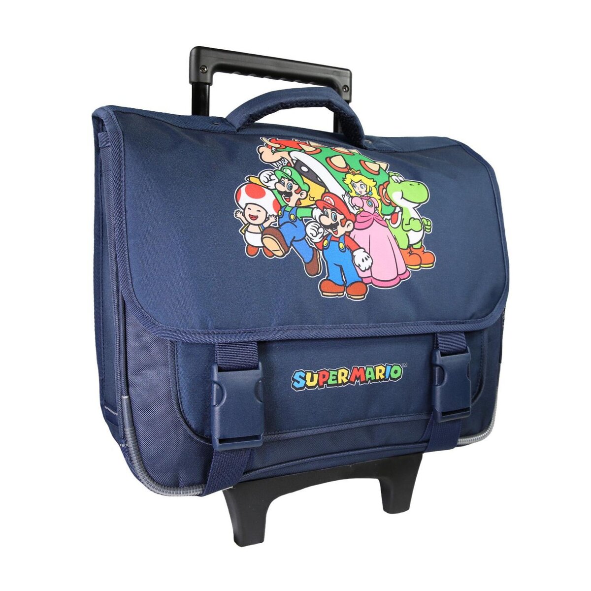 Bagtrotter Cartable à roulettes Super Mario 38 cm école primaire – bagtrotter
