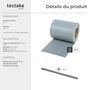 Voir la diapositive 6 : tectake Bandes brise-vue PVC pour clôtures à barreaux simples et doubles gris
