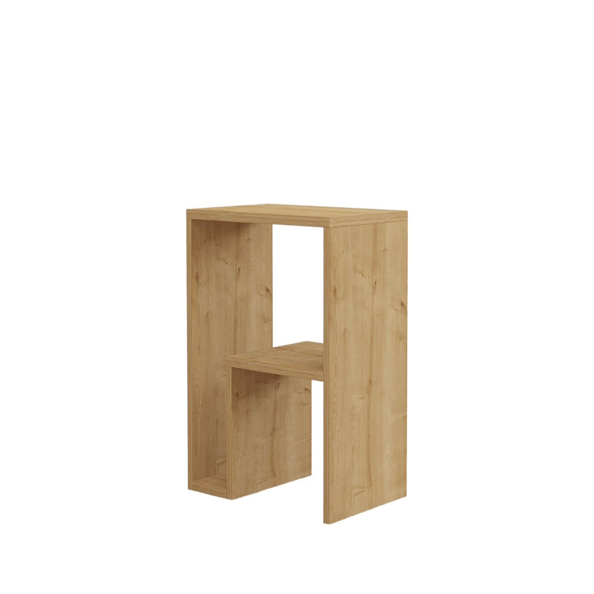 Habitat et Jardin Table d'appoint en bois  yepa  - 45 x 29 x 51 cm - chêne saphir