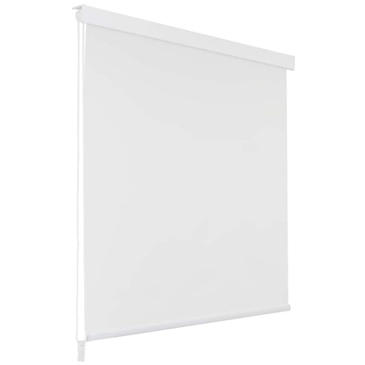 VIDAXL Store roulant de douche 120x240 cm Blanc