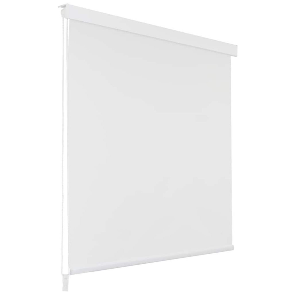 VIDAXL Store roulant de douche 120x240 cm Blanc