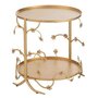 Voir la diapositive 1 : Paris Prix Table d'Appoint en Métal  Curama  49cm Or