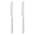 SECRET DE GOURMET Lot de 2 Couteaux Inox  Nevis  23cm Argent