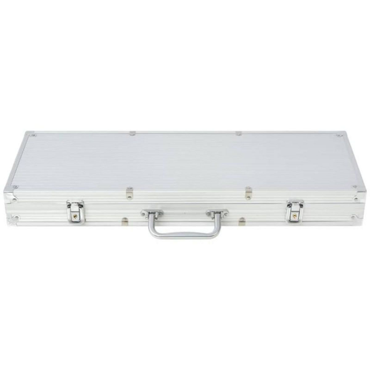 VIDAXL Coffret de poker avec 500 jetons Laser Aluminium
