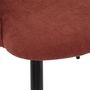 Voir la diapositive 3 : ATMOSPHERA Lot de 4 Chaises Design  Celeste  80cm Terracotta