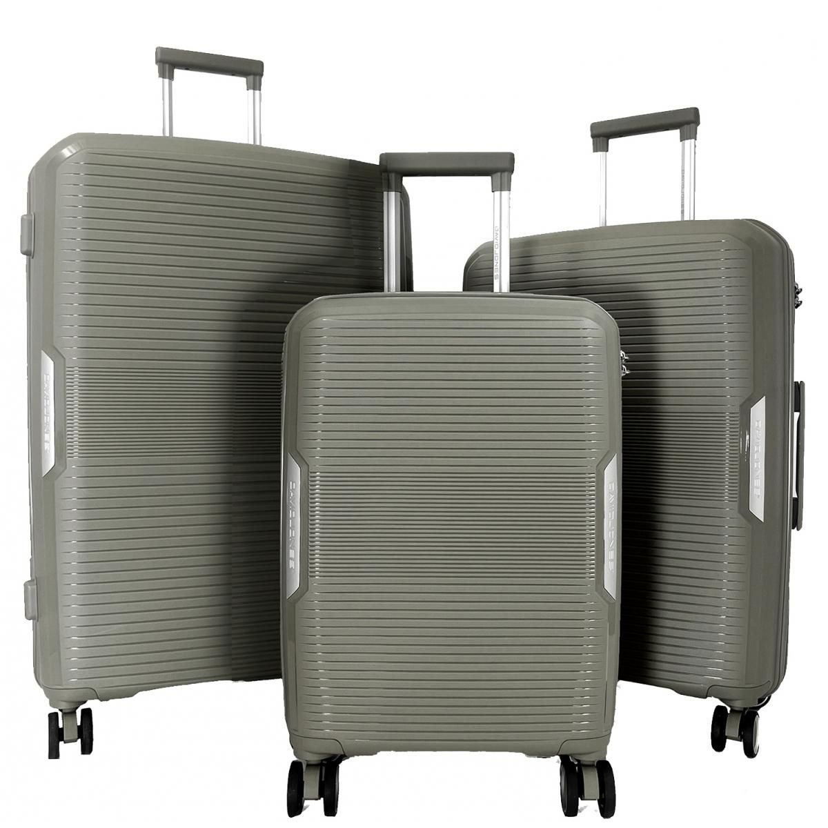 David Jones Lot 3 valises rigides dont 1 cabine TSA