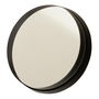 Voir la diapositive 1 : Paris Prix Miroir Mural Rond Déco  Bord Métal  30cm Noir