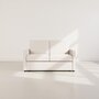 Voir la diapositive 2 : BEST MOBILIER Julia - canapé 3 places convertible express couchage quotidien 140 cm matelas 18 cm en tissu