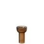 Voir la diapositive 2 : Paris Prix Vase Chandelier en Verre  Yoko  20cm Marron