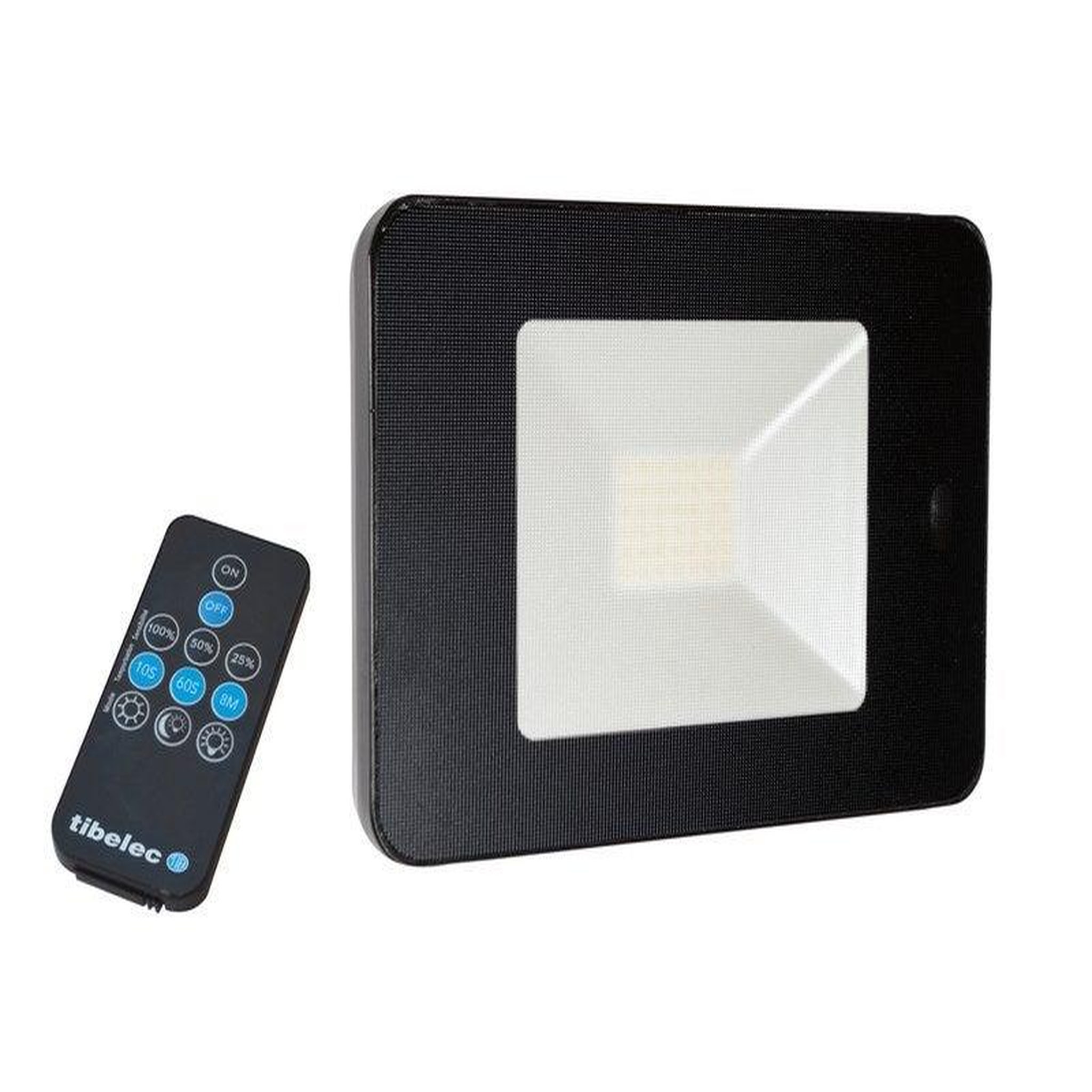 CENTRALE BRICO Projecteur à fixer à détection extérieur led intégrée 2600 lm noir