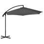 Voir la diapositive 2 : VIDAXL Parasol de jardin en porte-a-feux avec mat en acier anthracite