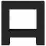 Voir la diapositive 4 : VIDAXL Cadre de cheminee noir 81x18x82 cm bois d'ingenierie