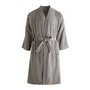 ACTUEL Peignoir kimono uni en coton 300gsm
