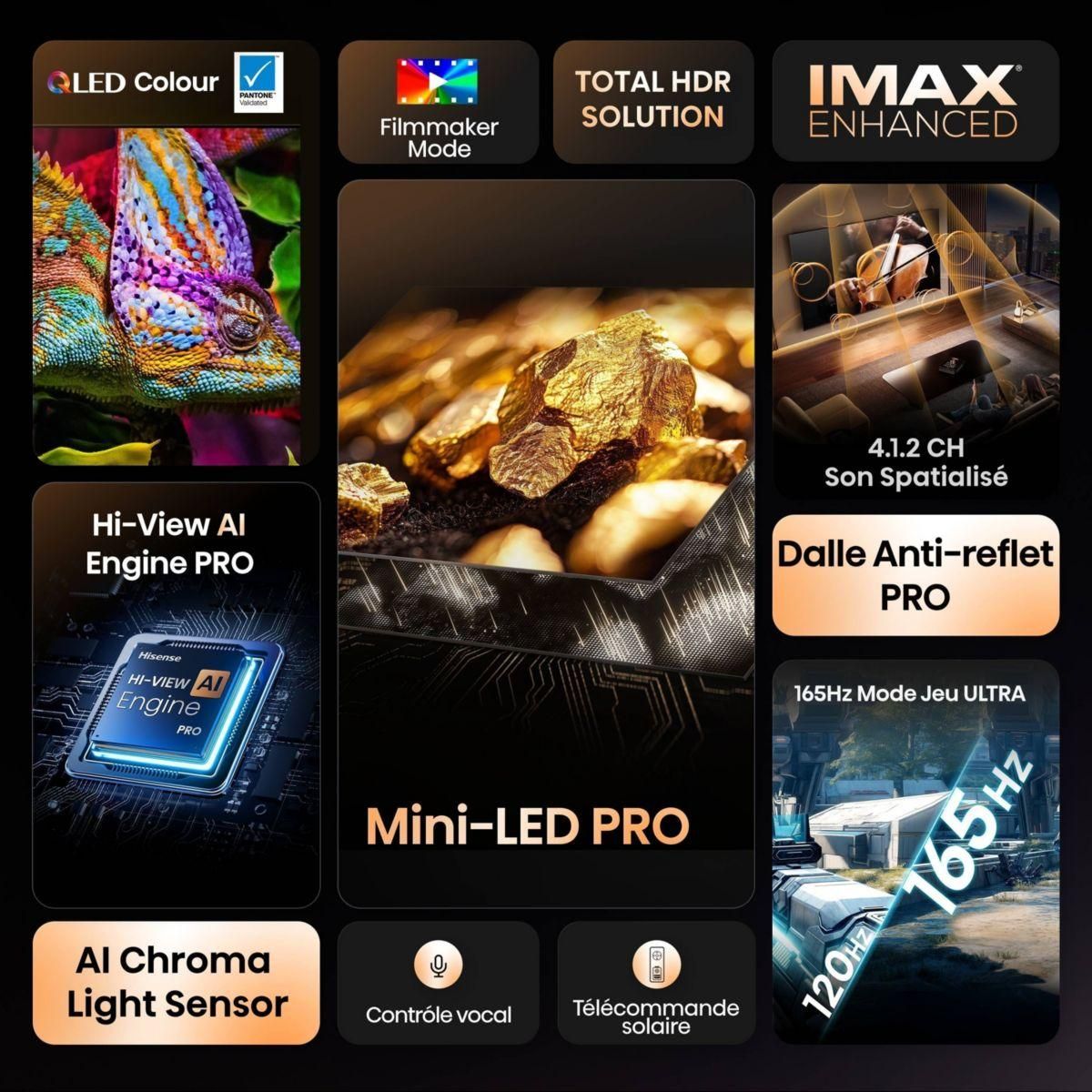 Hisense TV Mini Led 55U8Q 2025 (139cm)