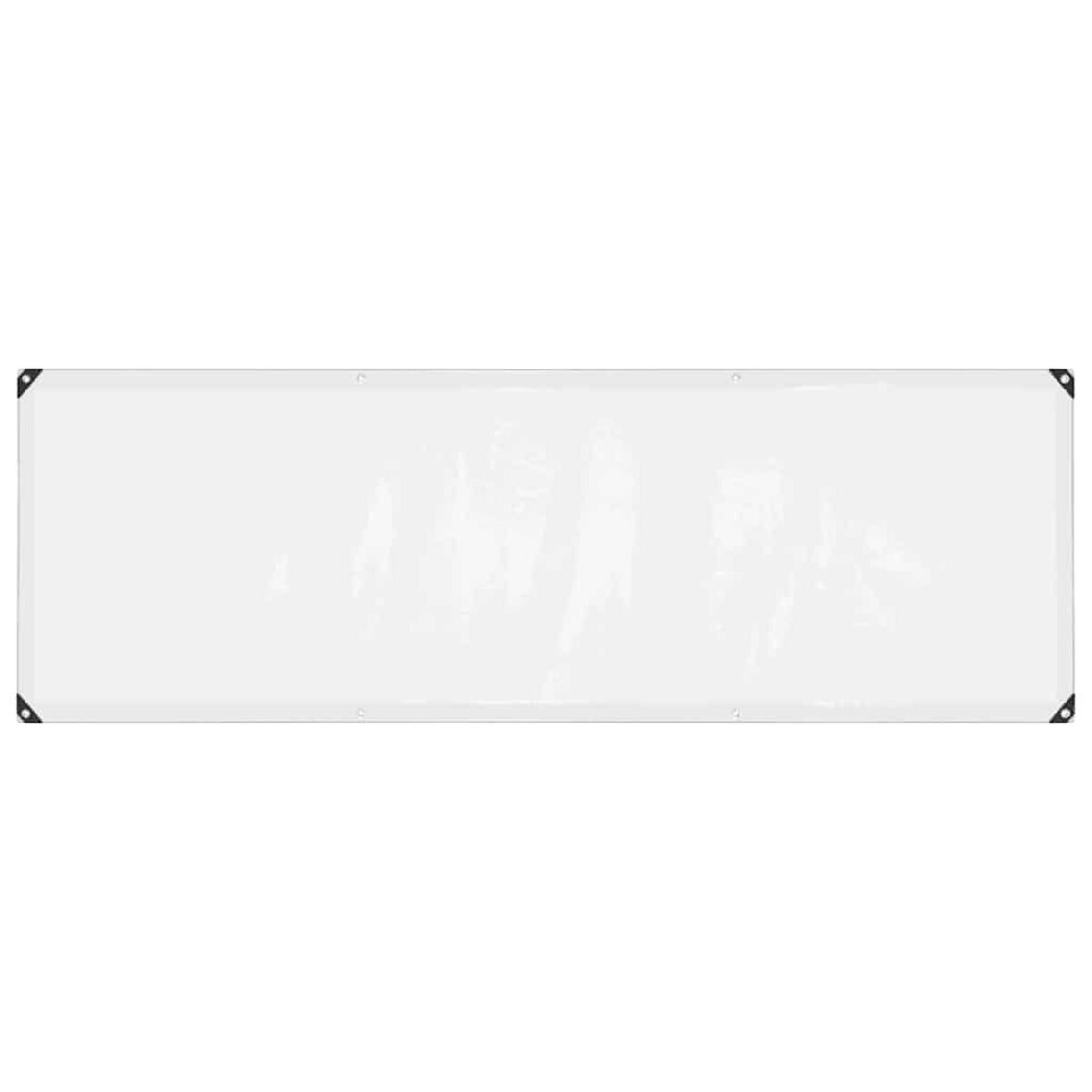 VIDAXL Bache transparente avec œillets 1x3 m polyethylene