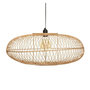Voir la diapositive 1 : ATMOSPHERA Lampe Suspension en Bambou  Loren  60cm Beige