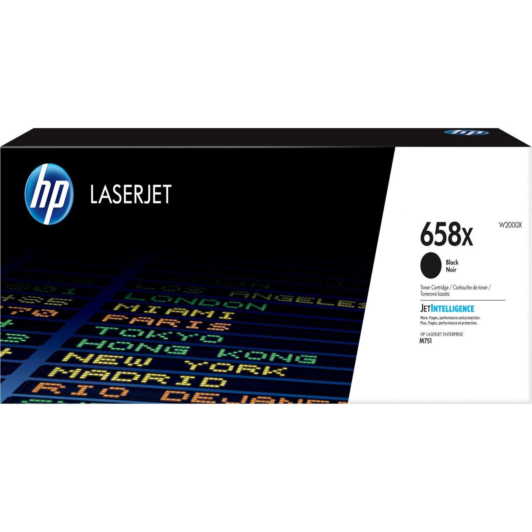 Voir la diapositive 2 : HP Hp toner noir laserje;thp 658x authentique grande capacité