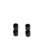 CENTRALE BRICO Lot de 4 embouts multitaille, SCOTCH, diam. de 10 à 14 mm, noir