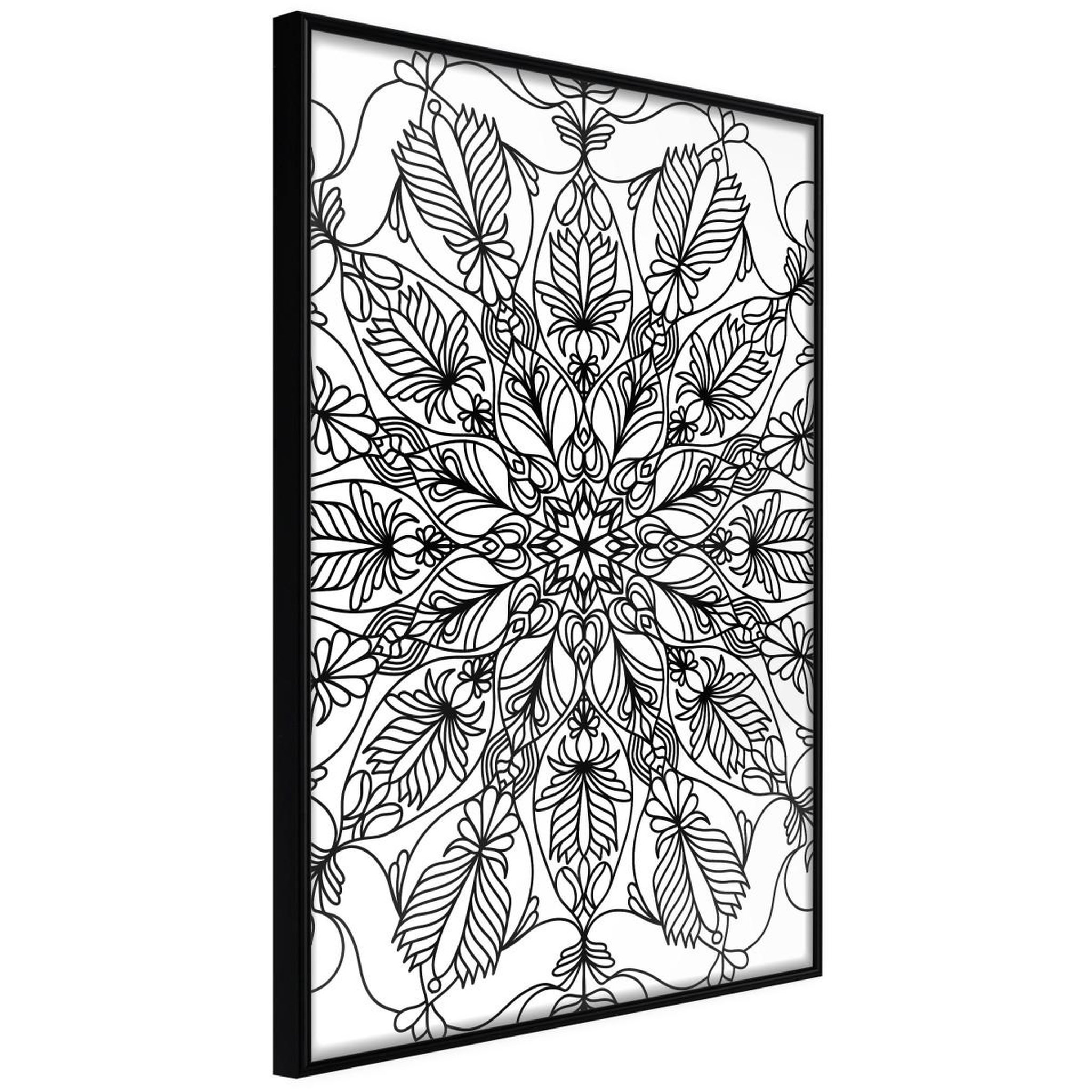 Paris Prix Affiche Murale Encadrée  Colour Your Own Mandala I