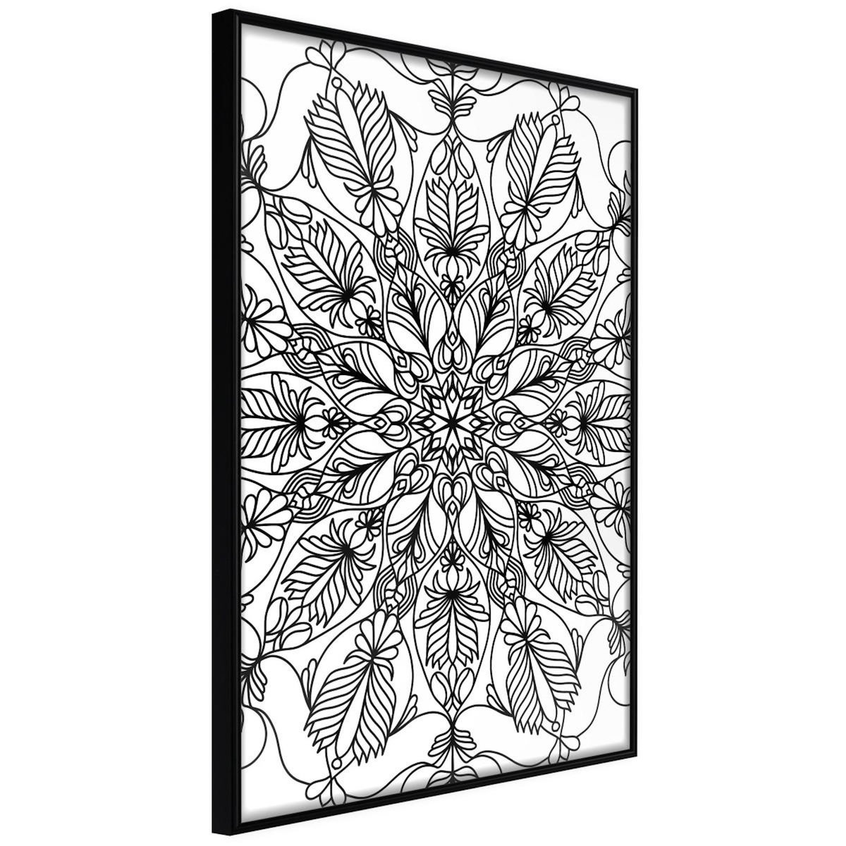 Paris Prix Affiche Murale Encadrée  Colour Your Own Mandala I
